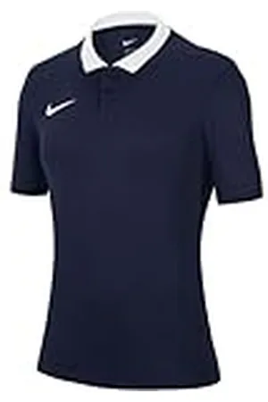 Nike Park20, Camisa Polo, Obsidiana/Blanco/Blanco, M, Mujer