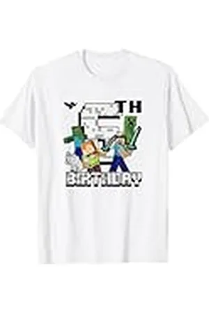 Minecraft Group Shot Happy 6th Birthday Camiseta