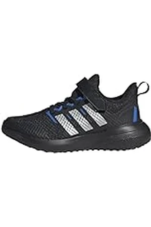 adidas Fortarun 2.0 Shoes Kids, Zapatillas para Correr, Core Black/Silver Metallic/Bright Royal, 33 EU