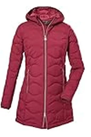 G.I.G.A. DX by killtec Parque acolchado para mujer con capucha y aspecto de plumón, GW 20 WMN QLTD PRK, color burdeos, 40, 39844-000