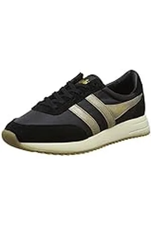 Gola Montreal Mirror, Zapatillas, Negro (Black/Gold/Off Wht by), 36 EU