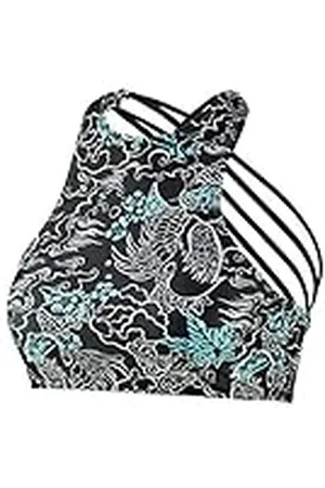 Beco Top de Bikini de Cuello Alto para Mujer