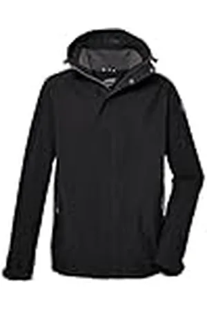 Killtec Hombre Chaqueta funcional/chaqueta de exterior con capucha con cremallera KOS 87 MN JCKT_XENIOS, schwarz, M, 43281-000
