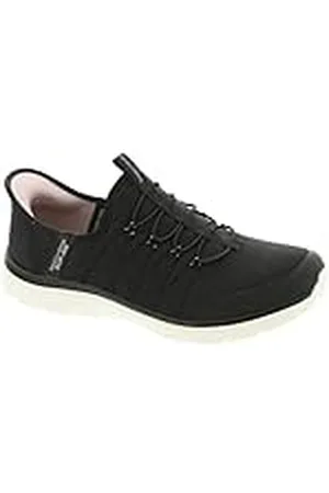 Skechers Virtue Glow, Zapatillas Mujer, Black, 40 EU
