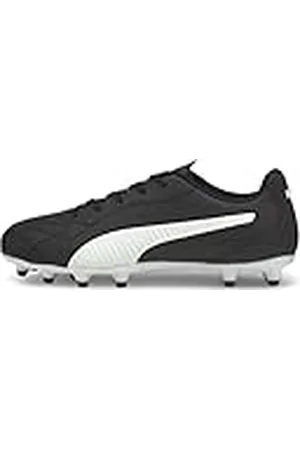 PUMA Monarch II FG/AG Jr, Zapatillas Unisex niños, Multicolor Black White, 28 EU