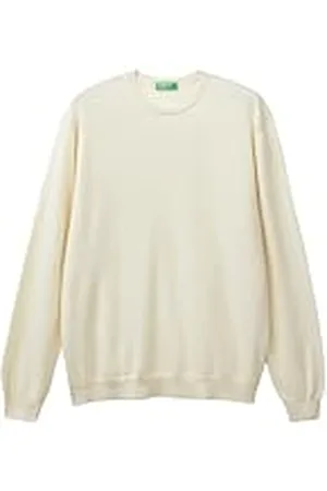 Benetton G/C M/L 1002u1g34 Jersey Cuello Redondo Manga Larga, , S para Hombre