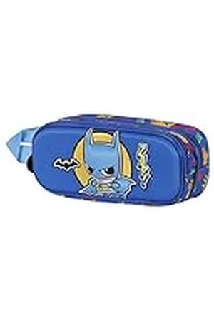 DC Comics Originals Batman Zap-Estuche Portatodo 3D Doble, , 22 x 9.5 cm