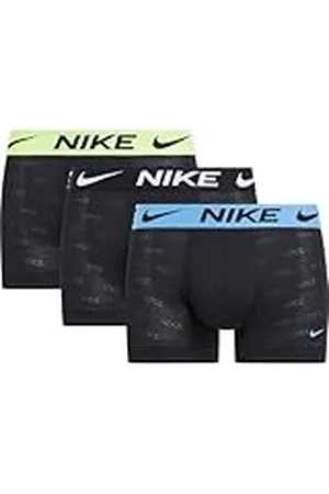 Nike Trunk 3pk Ropa Interior, Blk LG MSH Pnt-Uni Bl/Vlt/Blk WB, XL para Hombre