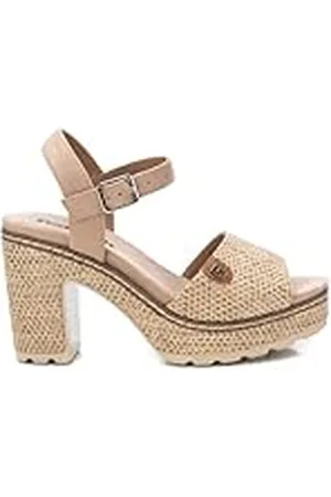 Refresh Sandalia Mujer Taupe - Calzado Cómodo y Versátil - Moda casual - Modelo 17270601 (Talla 38)
