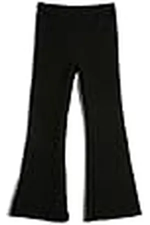 Koton Basic Flare Trousers Elastic Waistband Ribbed Calzoncillos, , 7-8 Años de niñas