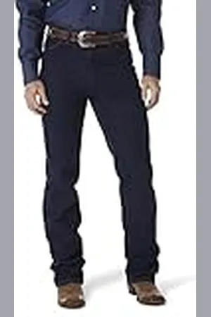 Wrangler Cowboy Slim Fit Stretch Boot Cut Jean Pantalones, , 32W/34L para Hombre