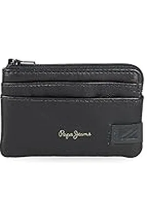 Pepe Jeans Strand Monedero Azul 11x7x1,5 cms Piel