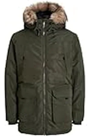 JACK & JONES Jjeconstruct Faux Fur Parka Sn, , L para Hombre