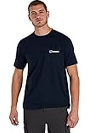 Berghaus Camiseta orgánica con Logotipo clásico en la Parte Delantera y Trasera para Hombre