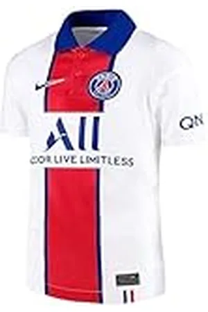 Nike PSG Y NK BRT Stad JSY SS AW T-Shirt, Unisex niños, White/Old Royal Full Sponsor, M