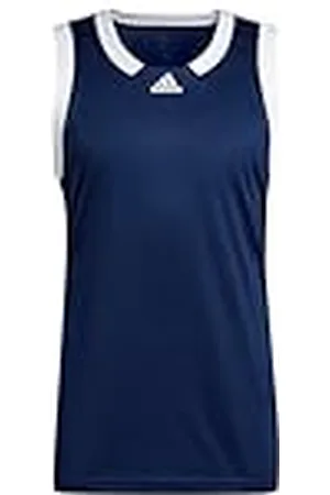 adidas Hombre Basketball Icon Squad Jersey Aeroready, Team Navy/White/White, 3XL