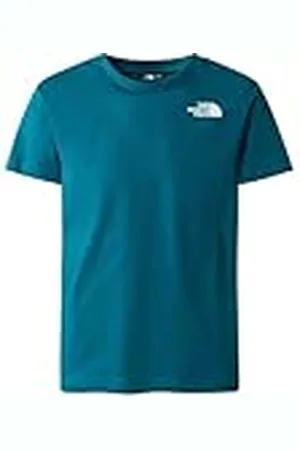 The North Face Redbox Camiseta Blue Moss-Lemon Yellow S