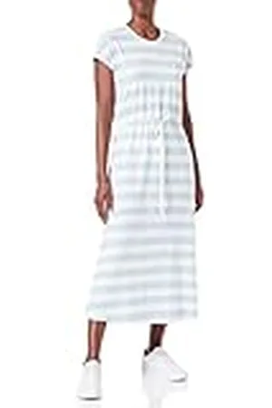 ONLY Onlmay S/S Midi Stripe Dress Jrs Vestido, , M Mujeres