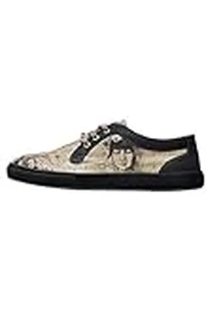 Dogo Cord, Zapatos Planos de Mujer, Music On World Off, Zapatos Veganos Estampados,36 EU