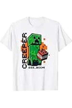 Minecraft Creeper Explosion TNT Poster Camiseta