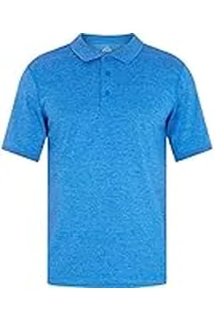 mc kinley Pellew Polo para Hombre, Melange/Blue Royal, Large