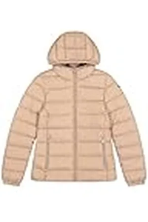 Champion Legacy Outdoor W (117568) -WR Light Nylon Cirè 35gr C-Logo Hooded Chaqueta Acolchada, , S para Mujer