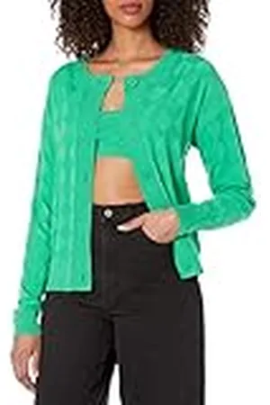 THE DROP Abigail Textured Cardigan Sweater Suéter, , XXS