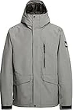 Quiksilver Mission Solid - Chaqueta Para Nieve Para Hombre Chaqueta Para Nieve, Hombre, heather grey, L