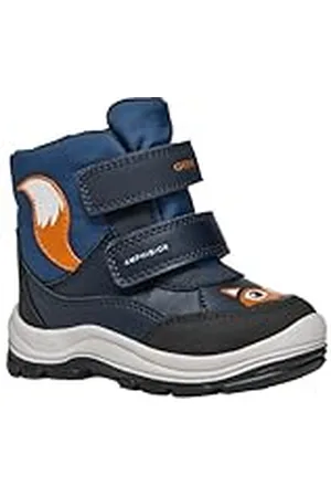 Geox B FLANFIL Boy B ABX, Bota de Nieve Bebé-Niños, Navy/DK Avio, 20 EU