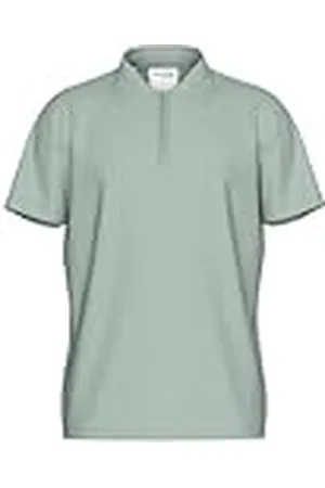 SELECTED Slhfave Zip SS Polo Noos, , XL Hombres