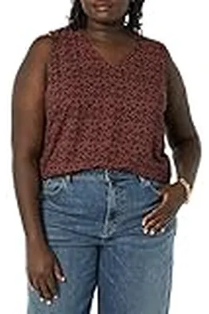 Amazon Camiseta Interior sin Mangas de Ajuste Normal (Disponible en Tallas Grandes) Mujer, , XS