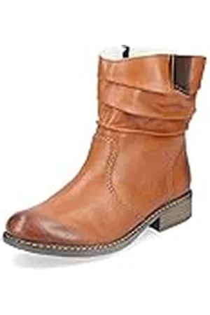 Rieker Mujer Botines Z4180, señora Botines,Botas,Medias Botas,Botines,Forradas,Botas de Invierno,Marrón (Braun / 22),38 EU / 5 UK