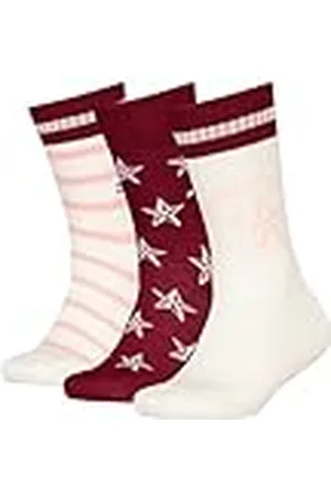 Tommy Hilfiger 701229875 Caja de Regalo de Calcetines, Rosa Suave, 35 to 38 (Pack de 3) Unisex niños