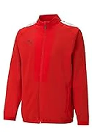 PUMA Sudadera Unisex para niños Teamliga Sideline Jkt Jr, Red- White, 116
