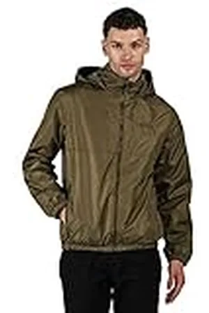 Regatta Ladomir - Chaqueta Forrada, Ligera, Impermeable con Costuras Selladas Y Capucha Jackets Waterproof Shell, Hombre, , S