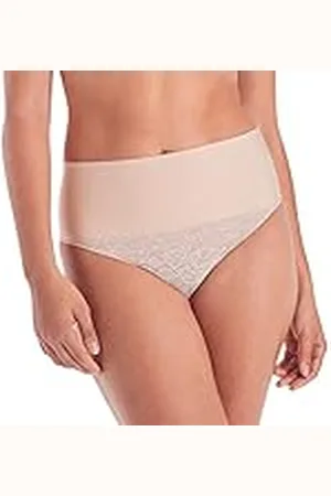 Maidenform Womens Tame Your Tummy Shaping Thong (DM0049) -Nude 1/Tra -L