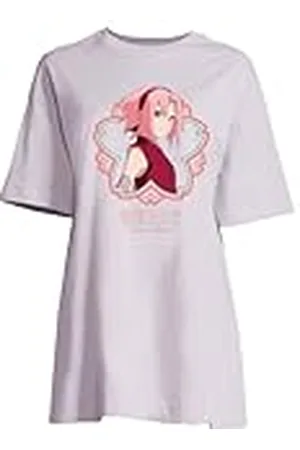 Naruto Wonashibt003 Camisón, Lila, S para Mujer