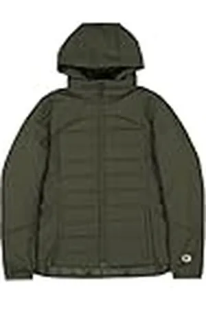 Champion Legacy Outdoor W (117571) -Polyfield WR Polyester Woven 86gr Hooded Chaqueta Acolchada, , XL para Mujer