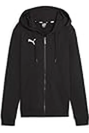 PUMA TeamGOAL Casuals Hooded Jacket Wmn Sudor, Mujer, Black Blanco, XL