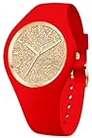 Ice-Watch ICE glitter Red passion - Reloj para Mujer con Correa de silicona - 021080 (Medium)