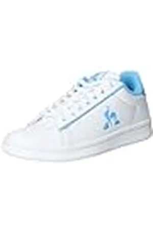 Le Coq Sportif LCS Court Clean W baltics, Zapatillas Mujer, Optical White/balticsea, 37 EU