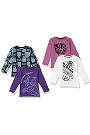 Amazon Disney | Marvel | Star Wars Camisetas de Manga Larga (Anteriormente Spotted Zebra) Niño, Pack de 4, , 2 años