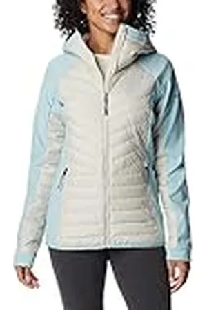 Columbia Powder Lite-Chaqueta híbrida con Capucha Acolchada, Mujer, , S
