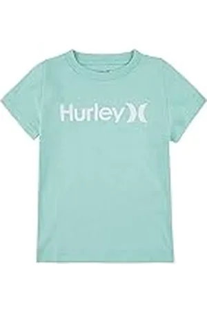 Hurley 781106, Camiseta de manga corta Niños, Verde, 3 años