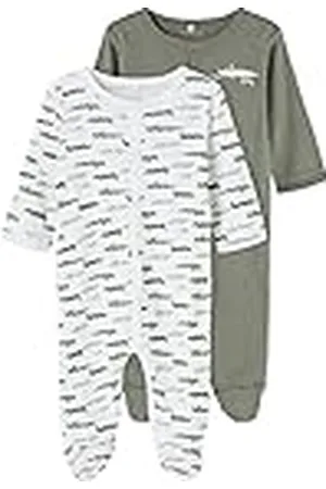 NAME IT Nbmnightsuit 2p W/F Agave Crocodile Noos Mamelucos para bebés y niños pequeños, Bebé-Niños, 86