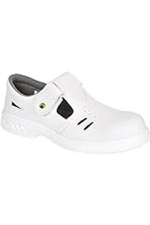 Portwest Sandalia Esd Steelite Ebro S1 Clase 3, Tamaño: 47, Color: , FW48WHR47