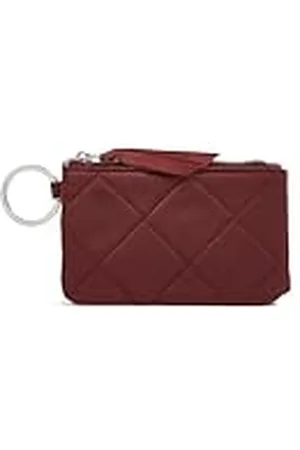 Vera Bradley Performance - Cartera de Sarga de Lujo con Cremallera para Mujer, protección RFID, pasas, Talla única