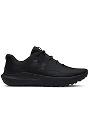 Under Armour UA Charged Surge 4 Zapatos de deporte para hombre, ligeras y transpirables deportivas de hombre, color negro/negro/negro
