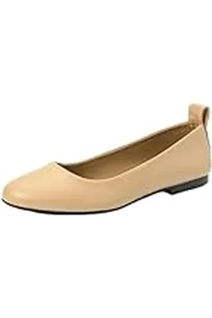 HUGO BOSS Dasy_Ballerina_NA, Bailarina Mujer, Light/Pastel Brown, 41 EU