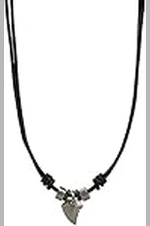 Fossil Collar Para Hombre Vintage Casual, Medidas: Longitud: 45 Cm + 5 Cm Collar De Cuero , JF85832040